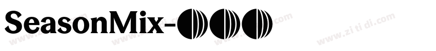 SeasonMix字体转换