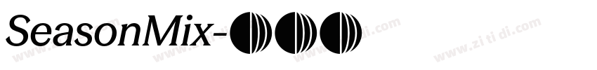 SeasonMix字体转换