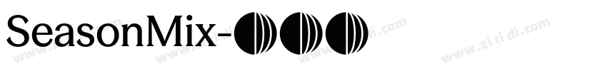 SeasonMix字体转换