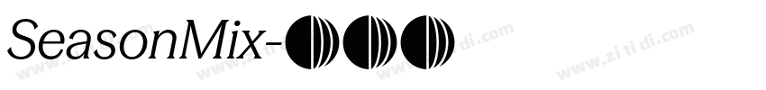 SeasonMix字体转换