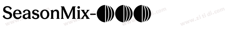 SeasonMix字体转换