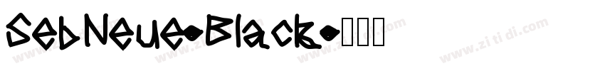 SebNeue-Black字体转换