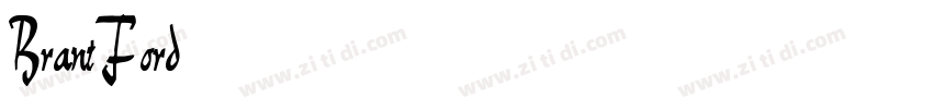 BrantFord字体转换