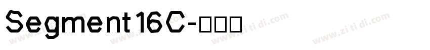 Segment16C字体转换