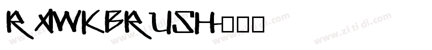 RawkBrush字体转换