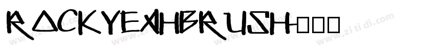 RockyeahBrush字体转换