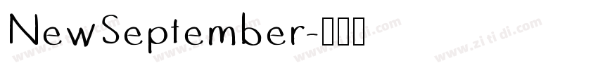 NewSeptember字体转换