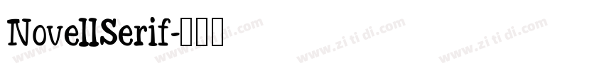NovellSerif字体转换