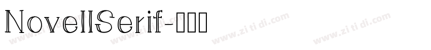 NovellSerif字体转换