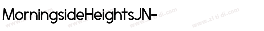 MorningsideHeightsJN字体转换