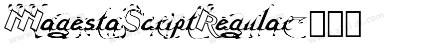 MagestaScriptRegular字体转换