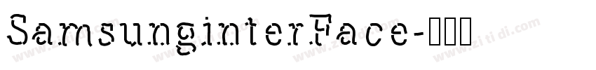 SamsunginterFace字体转换