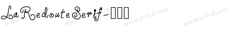 LaRedouteSerif字体转换