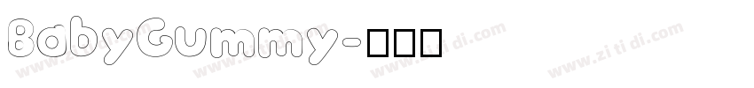 BabyGummy字体转换