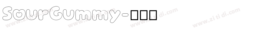 SourGummy字体转换
