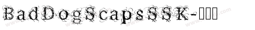 BadDogScapsSSK字体转换