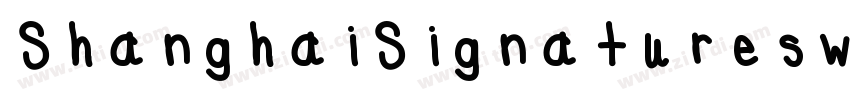 ShanghaiSignatureswa字体转换