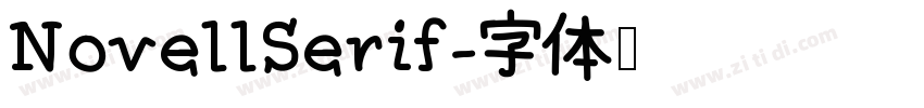 NovellSerif字体转换