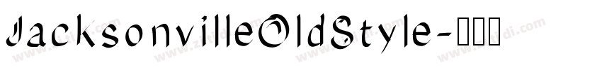 JacksonvilleOldStyle字体转换