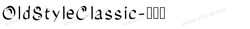 OldStyleClassic字体转换