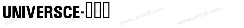 UNIVERSCE字体转换
