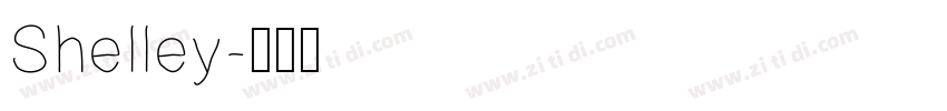 Shelley字体转换