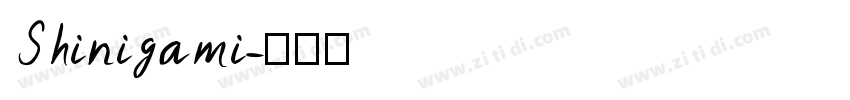 Shinigami字体转换