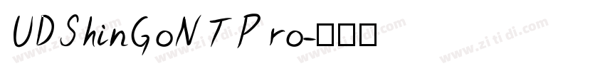 UDShinGoNTPro字体转换