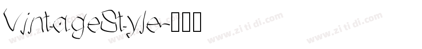 VintageStyle字体转换