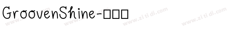 GroovenShine字体转换