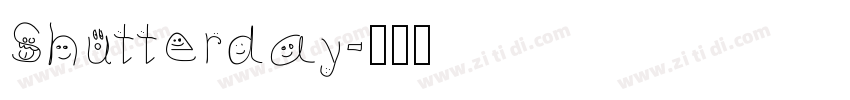 Shutterday字体转换