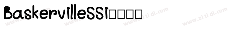 BaskervilleSSi字体转换
