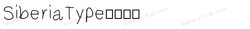 SiberiaType字体转换
