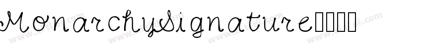MonarchySignature字体转换