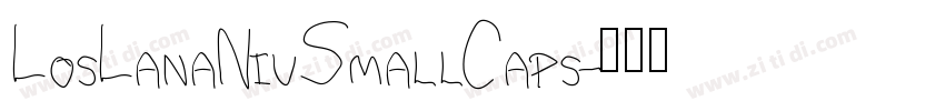 LosLanaNiuSmallCaps字体转换