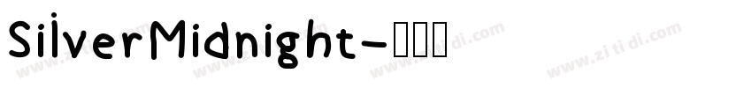 SilverMidnight字体转换