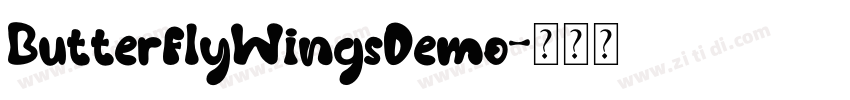 ButterflyWingsDemo字体转换