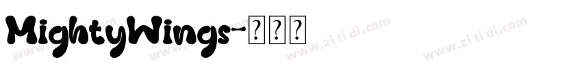 MightyWings字体转换