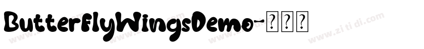 ButterflyWingsDemo字体转换