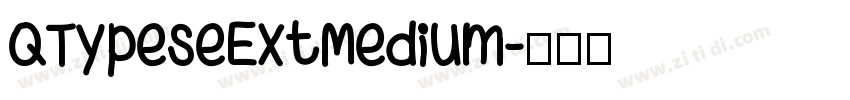 QTypeseExtMedium字体转换