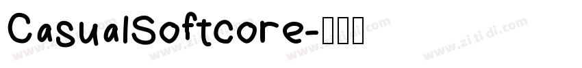 CasualSoftcore字体转换