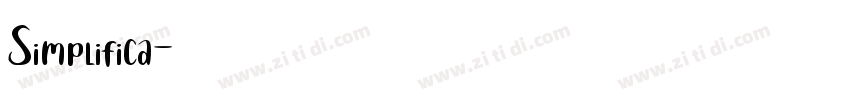 Simplifica字体转换