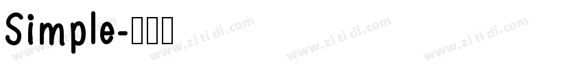 Simple字体转换