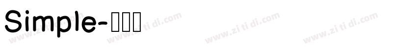 Simple字体转换