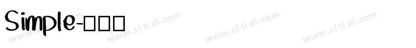 Simple字体转换