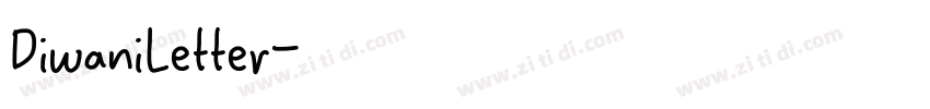 DiwaniLetter字体转换