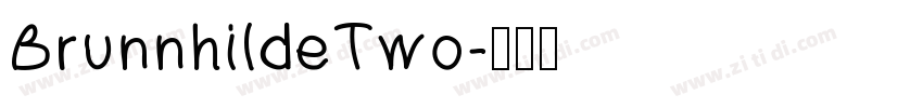 BrunnhildeTwo字体转换