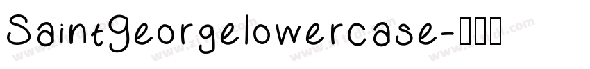 SaintGeorgeLowercase字体转换