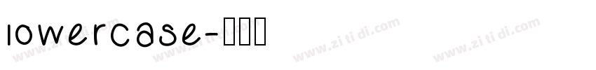 lowercase字体转换