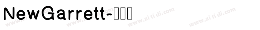 NewGarrett字体转换